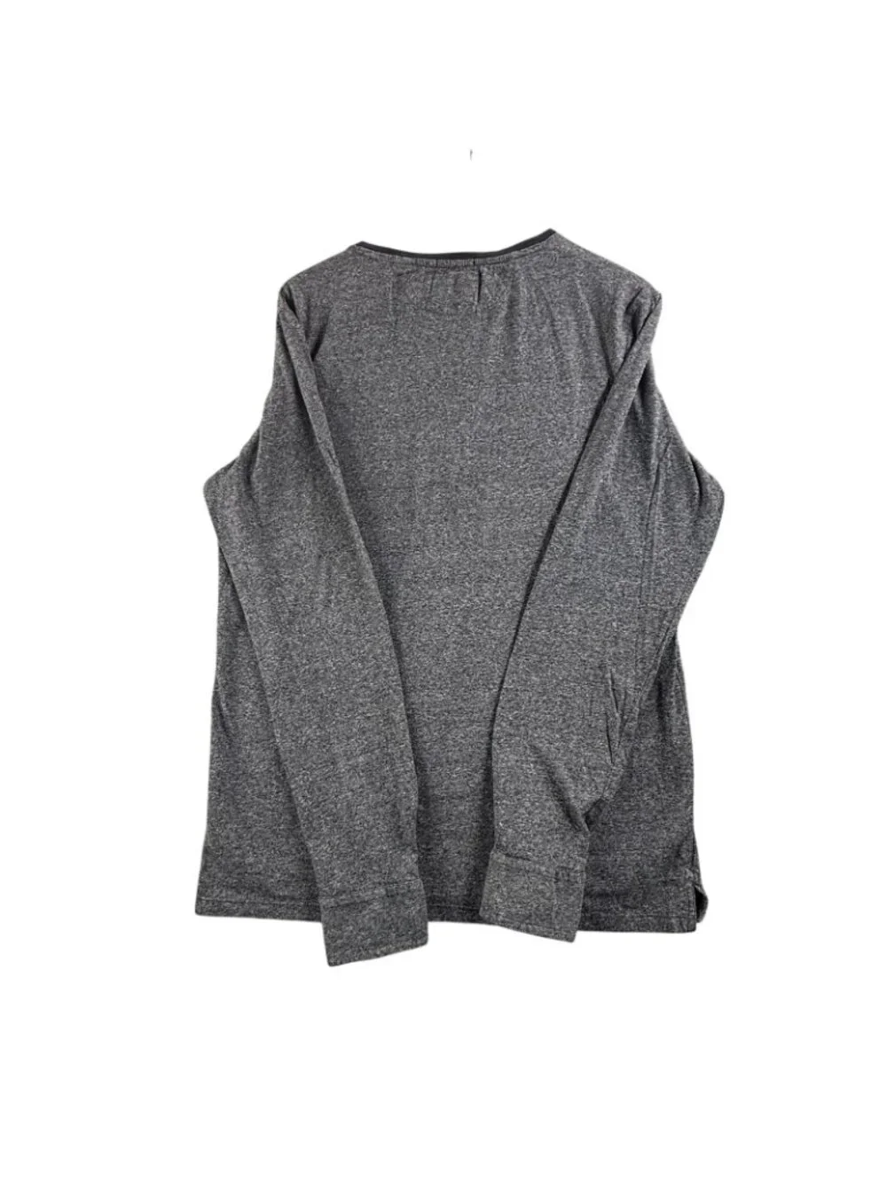 Scotch & Soda Shirt Mens Large Gray Long Sleeve Henley Jersey Knit Top Casual